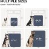 imageLuciphia Waterproof Pet Blanket for Medium Large Dogs Washable Fluffy Thick Jacquard Shag Fleece Warm Sherpa 3D Textured Flower Print for Cats Puppy Couch Protection Green40x28 inchesDark Grey