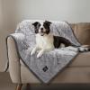 imageWaterproof Pet Blanket Liquid Pee Proof Dog Blankets for Sofa Bed Couch Reversible Sherpa Fleece Furniture Protector Cover for Small Medium Large Dogs CatsLight Grey Small40quot x 28quotLight Grey