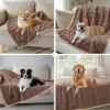 imageWaterproof Pet Blanket Liquid Pee Proof Dog Blankets for Sofa Bed Couch Reversible Sherpa Fleece Furniture Protector Cover for Small Medium Large Dogs CatsLight Grey Small40quot x 28quotKhaki