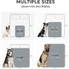 imageWaterproof Pet Blanket Liquid Pee Proof Dog Blankets for Sofa Bed Couch Reversible Sherpa Fleece Furniture Protector Cover for Small Medium Large Dogs CatsLight Grey Small40quot x 28quotKhaki