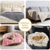 imageLuciphia Fleece Dog Blanket for Small Medium Large Dogs 3D Jacquard Flannel Puppy Cat Pet Throw Blankets Soft Washable Decorative Furniture Protect Pcs3GreyWhitePink S23x16Pcs3greyWhitePink