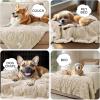 imageLuciphia Small Dog Blanket Washable Pet Bed Cover Soft Fluffy Puppy Blanket with Premium Fleece 300GSM Cozy Calming Cat Blankets for Indoor Cats Pink 30x20 inchBeige
