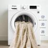 imageLuciphia Small Dog Blanket Washable Pet Bed Cover Soft Fluffy Puppy Blanket with Premium Fleece 300GSM Cozy Calming Cat Blankets for Indoor Cats Pink 30x20 inchBeige