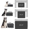 imageLuciphia Small Dog Blanket Washable Pet Bed Cover Soft Fluffy Puppy Blanket with Premium Fleece 300GSM Cozy Calming Cat Blankets for Indoor Cats Pink 30x20 inchGrey