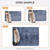 image1 Pack 3 Blankets Super Soft Cute Dot Pattern Pet Blanket Flannel Throw for Dog Puppy Cat PurplePinkCyan SmallGrey2
