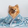 image1 Pack 3 Blankets Super Soft Cute Dot Pattern Pet Blanket Flannel Throw for Dog Puppy Cat PurplePinkCyan SmallPurplePinkCyan
