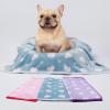 image1 Pack 3 Blankets Super Soft Cute Dot Pattern Pet Blanket Flannel Throw for Dog Puppy Cat PurplePinkCyan SmallPurplePinkCyan