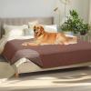 imageLuciphia 100 Waterproof Couch Cover Blanket for Dogs AntiSlip Pet Couch Protector Sofa Mat Puppy Cat with NonSlip Bottom Grey 30x70 InchCoffeebrown