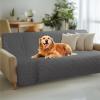 imageLuciphia 100 Waterproof Couch Cover Blanket for Dogs AntiSlip Pet Couch Protector Sofa Mat Puppy Cat with NonSlip Bottom Grey 30x70 InchGrey