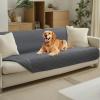 imageLuciphia 100 Waterproof Couch Cover Blanket for Dogs AntiSlip Pet Couch Protector Sofa Mat Puppy Cat with NonSlip Bottom Grey 30x70 InchGrey