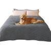 imageLuciphia 100 Waterproof Couch Cover Blanket for Dogs AntiSlip Pet Couch Protector Sofa Mat Puppy Cat with NonSlip Bottom Grey 30x70 InchGrey