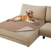 imageLuciphia 100 Waterproof Couch Cover Blanket for Dogs AntiSlip Pet Couch Protector Sofa Mat Puppy Cat with NonSlip Bottom Grey 30x70 InchLight Brownkhaki