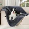 imageLuciphia Waterproof Pet Blanket Liquid Pee Proof Dog Blanket for Sofa Bed Couch Reversible Sherpa Fleece Furniture Protector Cover for Small Medium Large Dogs Cats KhakiBeige Small40quot x 28quotDark Graythicken