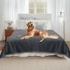 imageLuciphia Waterproof Pet Blanket Liquid Pee Proof Dog Blanket for Sofa Bed Couch Reversible Sherpa Fleece Furniture Protector Cover for Small Medium Large Dogs Cats KhakiBeige Small40quot x 28quotDark Graythicken