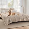 imageLuciphia Waterproof Pet Blanket Liquid Pee Proof Dog Blanket for Sofa Bed Couch Reversible Sherpa Fleece Furniture Protector Cover for Small Medium Large Dogs Cats KhakiBeige Small40quot x 28quotGrey Beigethicken