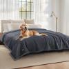 imageLuciphia Waterproof Pet Blanket Liquid Pee Proof Dog Blanket for Sofa Bed Couch Reversible Sherpa Fleece Furniture Protector Cover for Small Medium Large Dogs Cats KhakiBeige Small40quot x 28quotDark Graythicken