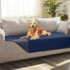 imageLuciphia 100 Waterproof Couch Cover Blanket for Dogs AntiSlip Pet Couch Protector Sofa Mat Puppy Cat with NonSlip Bottom Grey 30x70 InchNavyblue