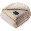 imageLuciphia Waterproof Pet Blanket Liquid Pee Proof Dog Blanket for Sofa Bed Couch Reversible Sherpa Fleece Furniture Protector Cover for Small Medium Large Dogs Cats KhakiBeige Small40quot x 28quotKhakibeige