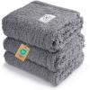 imageLuciphia 1 Pack 3 Calming Dog Blanket Fluffy Premium Fleece Pet Blankets Soft Sherpa Throw for Dogs Puppy Cat GreyBeigeHazeBlue Medium 30quot x20quotGrey