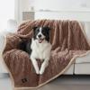 imageLuciphia Waterproof Pet Blanket Liquid Pee Proof Dog Blanket for Sofa Bed Couch Reversible Sherpa Fleece Furniture Protector Cover for Small Medium Large Dogs Cats Khaki King Size90quot x 82quotKhaki