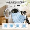 image:imageLuciphia Premium Dog Cooling Mat NonSlip QMAXgt05 SelfCooling Pad for Small Pet Cat Indoor Portable Kennel Puppy Bed for Summer Crate Pad for Dog Washable Light Grey 20x30 inchesLight Blue