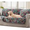 image:imageLuciphia Waterproof Pet Blankets for Couch Sofa Bed Cover Cat Liquid Pee Proof Washable Soft Fluffy Large Dog Blanket Reversible Furniture Protection Puppy Grey Paw Thicken King Size100 x 85Grey Bone