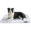 image:imageLuciphia Premium Dog Cooling Mat NonSlip QMAXgt05 SelfCooling Pad for Small Pet Cat Indoor Portable Kennel Puppy Bed for Summer Crate Pad for Dog Washable Light Grey 20x30 inchesLight Grey