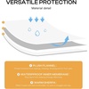 image:imageLuciphia Waterproof Blanket for Dog Washable Reversible Sherpa Fleece Throw Blanket for Bed Couch Soft Liquid Pee Proof Furniture Cover Protector for Small Medium Large Pet Cat Grey 35 x 25Light Grey