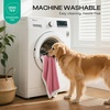 image:imageLuciphia Waterproof Blanket for Dog Washable Reversible Sherpa Fleece Throw Blanket for Bed Couch Soft Liquid Pee Proof Furniture Cover Protector for Small Medium Large Pet Cat Grey 35 x 25Pink White