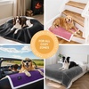 image:imageLuciphia Waterproof Blanket for Dog Washable Reversible Sherpa Fleece Throw Blanket for Bed Couch Soft Liquid Pee Proof Furniture Cover Protector for Small Medium Large Pet Cat Grey 35 x 25Pink White