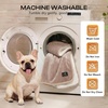 image:imageLuciphia Waterproof Blanket for Dog Washable Reversible Sherpa Fleece Throw Blanket for Bed Couch Soft Liquid Pee Proof Furniture Cover Protector for Small Medium Large Pet Cat Grey 35 x 25Khakiwhite