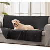 image:imageLuciphia Waterproof Blanket for Dog Washable Reversible Sherpa Fleece Throw Blanket for Bed Couch Soft Liquid Pee Proof Furniture Cover Protector for Small Medium Large Pet Cat Grey 35 x 25Black