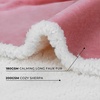 image:imageLuciphia Waterproof Blanket for Dog Washable Reversible Sherpa Fleece Throw Blanket for Bed Couch Soft Liquid Pee Proof Furniture Cover Protector for Small Medium Large Pet Cat Grey 35 x 25Pink White