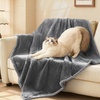image:imageLuciphia Waterproof Blanket for Dog Washable Reversible Sherpa Fleece Throw Blanket for Bed Couch Soft Liquid Pee Proof Furniture Cover Protector for Small Medium Large Pet Cat Grey 35 x 25Light Grey