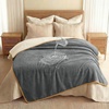 image:imageLuciphia Waterproof Blanket for Dog Washable Reversible Sherpa Fleece Throw Blanket for Bed Couch Soft Liquid Pee Proof Furniture Cover Protector for Small Medium Large Pet Cat Grey 35 x 25Greywhite