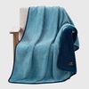 image:imageLuciphia Waterproof Blanket for Small Dog Cat Puppy UltraSoft amp Calming Pet Throw Reversible Warm Fleece Durable Furniture Crate Couch Cover Protector Machine Washable Leakproof Beige S 40x28Blue