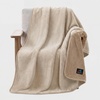 image:imageLuciphia Waterproof Blanket for Small Dog Cat Puppy UltraSoft amp Calming Pet Throw Reversible Warm Fleece Durable Furniture Crate Couch Cover Protector Machine Washable Leakproof Beige S 40x28Beige