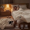 image:imageLuciphia Waterproof Blanket for Small Dog Cat Puppy UltraSoft amp Calming Pet Throw Reversible Warm Fleece Durable Furniture Crate Couch Cover Protector Machine Washable Leakproof Beige S 40x28Beige
