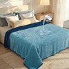 image:imageLuciphia Waterproof Blanket for Small Dog Cat Puppy UltraSoft amp Calming Pet Throw Reversible Warm Fleece Durable Furniture Crate Couch Cover Protector Machine Washable Leakproof Beige S 40x28Blue