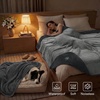 image:imageLuciphia Waterproof Blanket for Small Dog Cat Puppy UltraSoft amp Calming Pet Throw Reversible Warm Fleece Durable Furniture Crate Couch Cover Protector Machine Washable Leakproof Beige S 40x28Grey