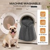 image:imageLuciphia Waterproof Blanket for Small Dog Cat Puppy UltraSoft amp Calming Pet Throw Reversible Warm Fleece Durable Furniture Crate Couch Cover Protector Machine Washable Leakproof Beige S 40x28Grey