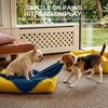 image:imageLuciphia Waterproof Blanket for Small Dog Cat Puppy UltraSoft amp Calming Pet Throw Reversible Warm Fleece Durable Furniture Crate Couch Cover Protector Machine Washable Leakproof Beige S 40x28Blue