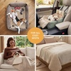 image:imageLuciphia Waterproof Blanket for Small Dog Cat Puppy UltraSoft amp Calming Pet Throw Reversible Warm Fleece Durable Furniture Crate Couch Cover Protector Machine Washable Leakproof Beige S 40x28Beige
