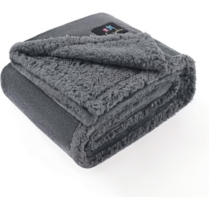 image:imageLuciphia Waterproof Blanket for Dog Washable Reversible Sherpa Fleece Throw Blanket for Bed Couch Soft Liquid Pee Proof Furniture Cover Protector for Small Medium Large Pet Cat Grey 35 x 25Light Grey