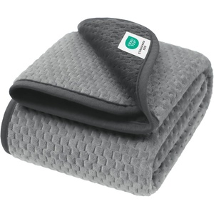 image:imageLuciphia Waterproof Blanket for Small Dog Cat Puppy UltraSoft amp Calming Pet Throw Reversible Warm Fleece Durable Furniture Crate Couch Cover Protector Machine Washable Leakproof Beige S 40x28Grey